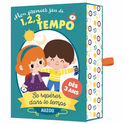 Auzou Mon premier jeu de 1,2,3 tempo - Se repérer dans le temps