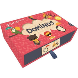 Jeu de société - Ptit jeu de dominos - Enfant - Mixte - A partir de 3 ans - 28 dominos en bois