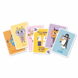 Auzou Mon jeu de cache-quatre, Jeu de cartes, 4 an(s), 10 min