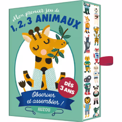 Auzou Mon premier jeu de 1,2,3 animaux