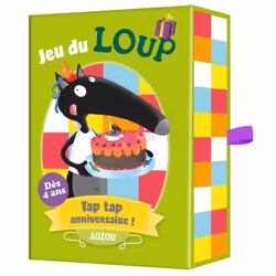 Auzou Jeu du Loup tap tap anniversaire !, Jeu de cartes, 4 an(s)