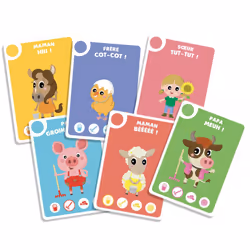 Auzou Mon premier jeu de 6 familles, Jeu de cartes, 3 an(s), 10 min