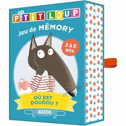 Jeux éducatifs - Auzou - Ptit loup Jeu de mémory - 3 ans et plus - 2 joueurs ou plus - Mixte
