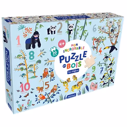 Puzzle de 20 pièces mon incroyable puzzle en bois Les chiffres Auzou