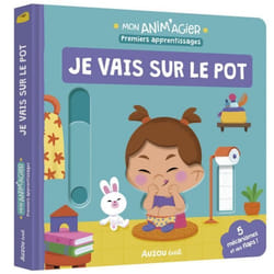 Livre - Auzou - Livre pour je vais sur le pot - 5 mécanismes - Jeu de flaps - 24 mois et plus