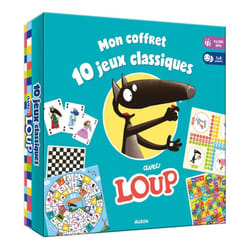 Auzou Mon coffret 10 jeux classiques avec Loup