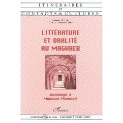 Littérature et oralité au Maghreb (n°15-16)