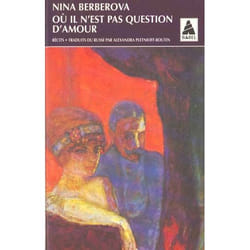 Où il n'est pas question d'amour