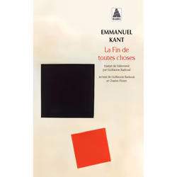 ISBN La fin de toutes choses, Français, 80 pages