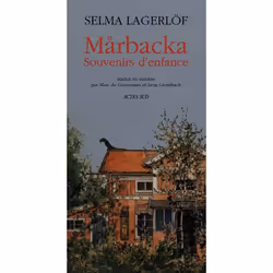 ISBN Marbacka - Souvenirs D'Enfance, Littérature, Français, Livre broché
