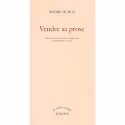 ISBN Vendre Sa Prose, Littérature, Français, Livre broché