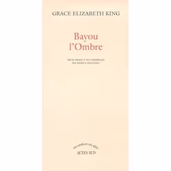 ISBN Bayou L'Ombre, Littérature, Français