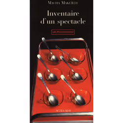 ISBN Inventaire d'un spectacle, Français, 64 pages