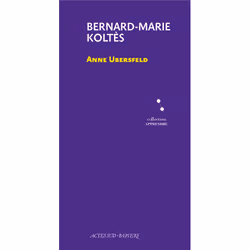 ISBN Bernard-Marie Koltès, Français, 216 pages