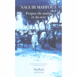 ISBN Propos Du Matin Et Du Soir, Littérature, Français, Livre broché