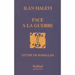 ISBN Face A La Guerre; Lettre De Ramallah, politique, Français