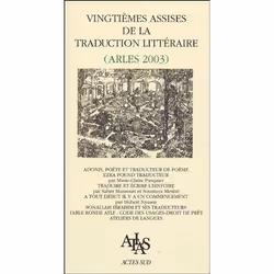 ISBN Vingtiemes Assises De La Traduction Litteraire (Arles 2003), Littérature, Français, Livre broché