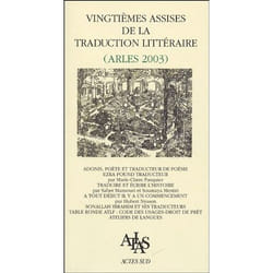 Actes des vingtièmes Assises de la traduction littéraire