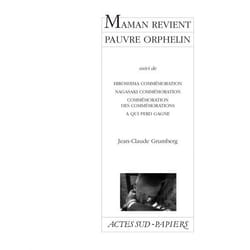 ISBN Maman revient pauvre orphelin suivi de Quatre commémorations