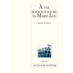 ISBN A toi, pour toujours, ta Marie-Lou