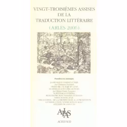 ISBN Vingt-Troisiemes Assises De La Traduction Litteraire, Littérature, Français, Livre broché