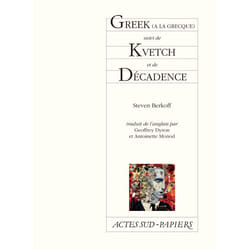ISBN Greek (à la grecque) suivi de Kvetch et de Décadence