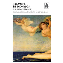 ISBN Triomphe de Dionysos NE