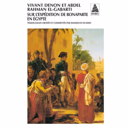ISBN Sur L'Expedition De Bonaparte En Egypte, histoire, Français, Livre broché