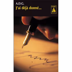 ISBN J'ai déjà donné..., Français, 288 pages