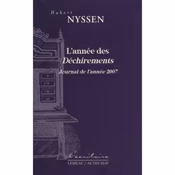 ISBN L'Annee Des Dechirements ; Journal De L'Annee 2007, Littérature, Français