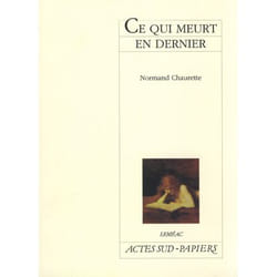 ISBN Ce qui meurt en dernier