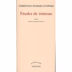 ISBN Etudes De Tristesse, Romance, Français, Livre broché