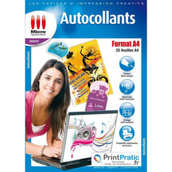 Micro Application 5067 étiquette à imprimer Blanc Imprimante d'étiquette adhésive