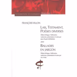 ISBN Lais, Testament, Poesies Diverses : Ballades En Jargon, poésie, Français, Livre broché