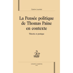 ISBN La Pensee Politique De Thomas Paine En Contexte; Theorie Et Pratique