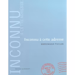 ISBN Inconnu A Cette Adresse, Littérature, Français, Livre broché
