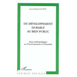 Du développement durable au bien public