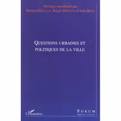 ISBN Questions Urbaines Et Politiques De La Ville, société, Français