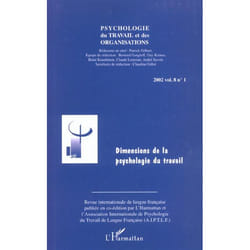 Dimensions de la psychologie du travail