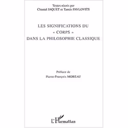 ISBN Les Significations Du "Corps" Dans La Philosophie Classique, philosophie, Français, Livre broché