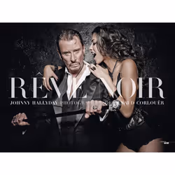ISBN Johnny Hallyday - Rêve noir (nouvelle édition) : Le livre de Renaud Corlouër, Art & design, 128 pages