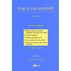 Projet de paix perpetuelle (kant)