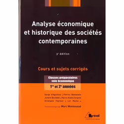 ISBN Analyse Economique Et Histoire Des Societes Contemporaines; Classes Preparatoires, Voie Economique; (3e Edition), histoi ...