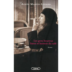 Les gens heureux lisent et boivent du café (Grand format)