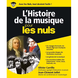 ISBN L'Histoire De La Musique Pour Les Nuls, Musique, Français