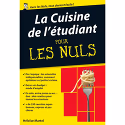 ISBN Cuisine de l'étudiant Poche Pour les nuls : Le livre de Héloïse Martel, 460 pages