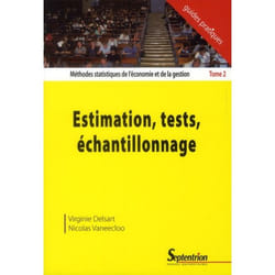 Estimation, tests, echantillonnage