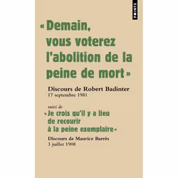 ISBN "Demain Vous Voterez L'Abolition De La Peine De Mort"; "Je Crois Qu'Il Y A Lieu De Recourir A La Peine Exemplaire, histo ...