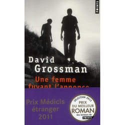 Une femme fuyant l'annonce