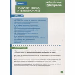 ISBN Les Institutions Internationales, politique, Français